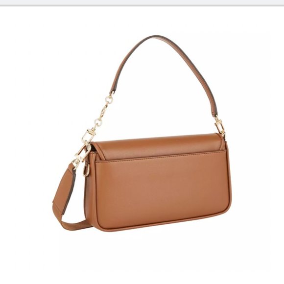 NEW Michael Kors Bradshaw_ Small Embellished Brown Crossbody Bag - Picture 7 of 10